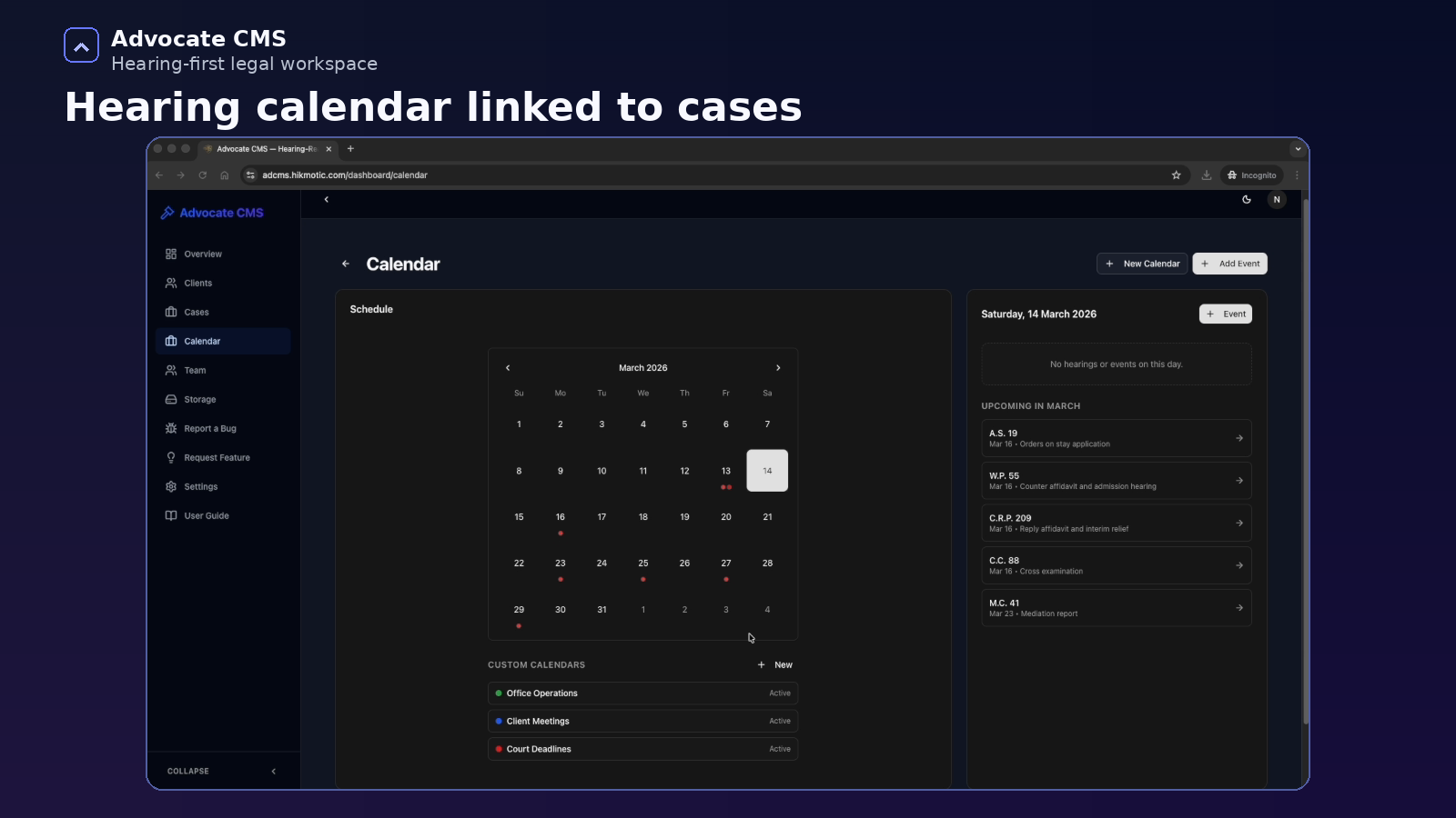Advocate CMS gallery image