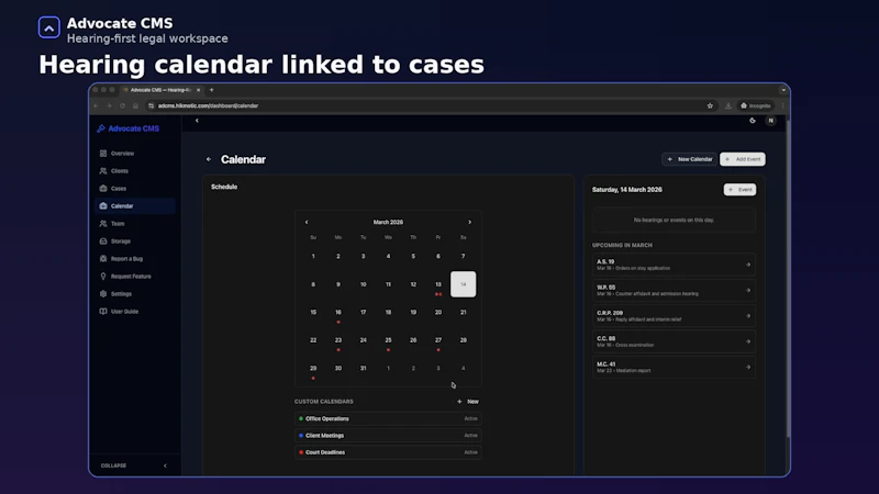 Advocate CMS screenshot 6