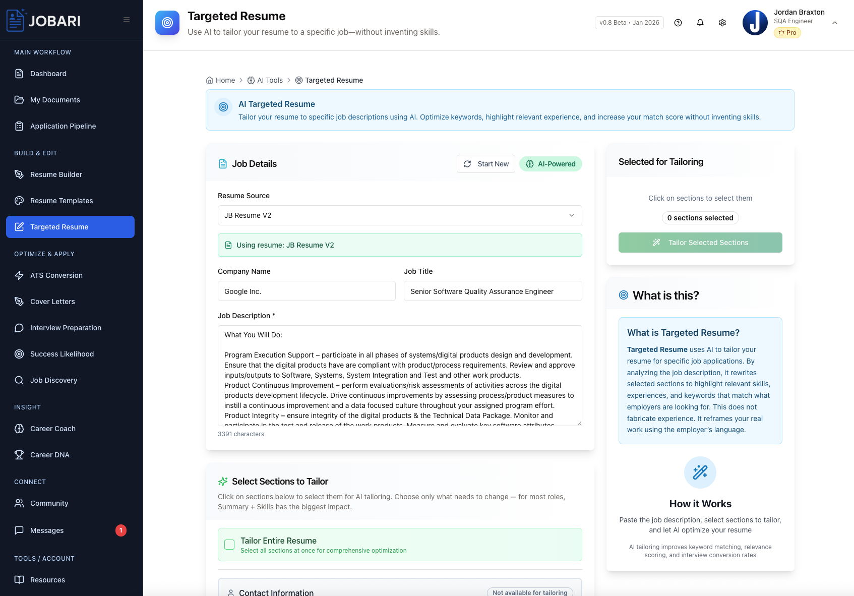 Jobari - Tools for a Smarter Job Search gallery image