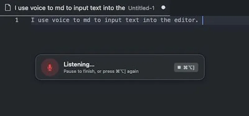 Speech To Markdown screenshot 3