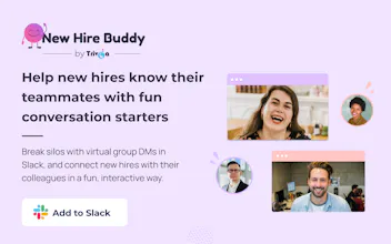 New Hire Buddy for Slack gallery image