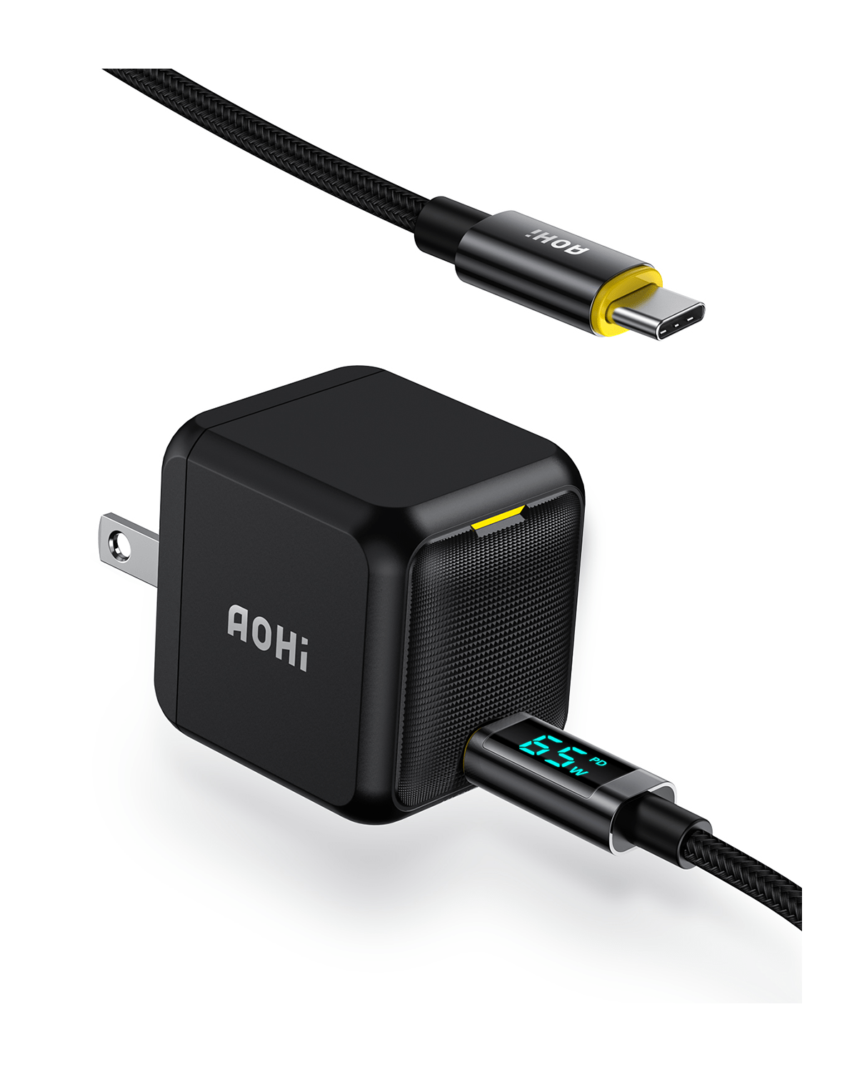 AOHI MAGCUBE 65W PD FASTLAAR - Beste oplader om uw MacBook Pro 13 'snel op te laden media 5