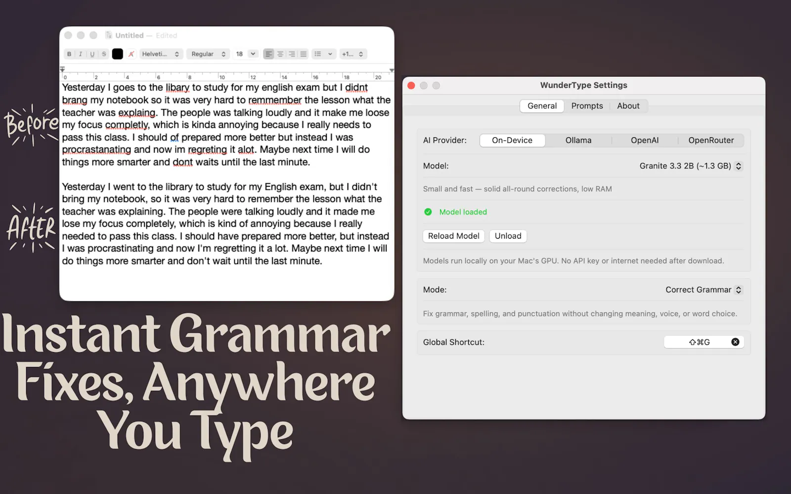 WunderType - AI Text Shortcuts screenshot 8