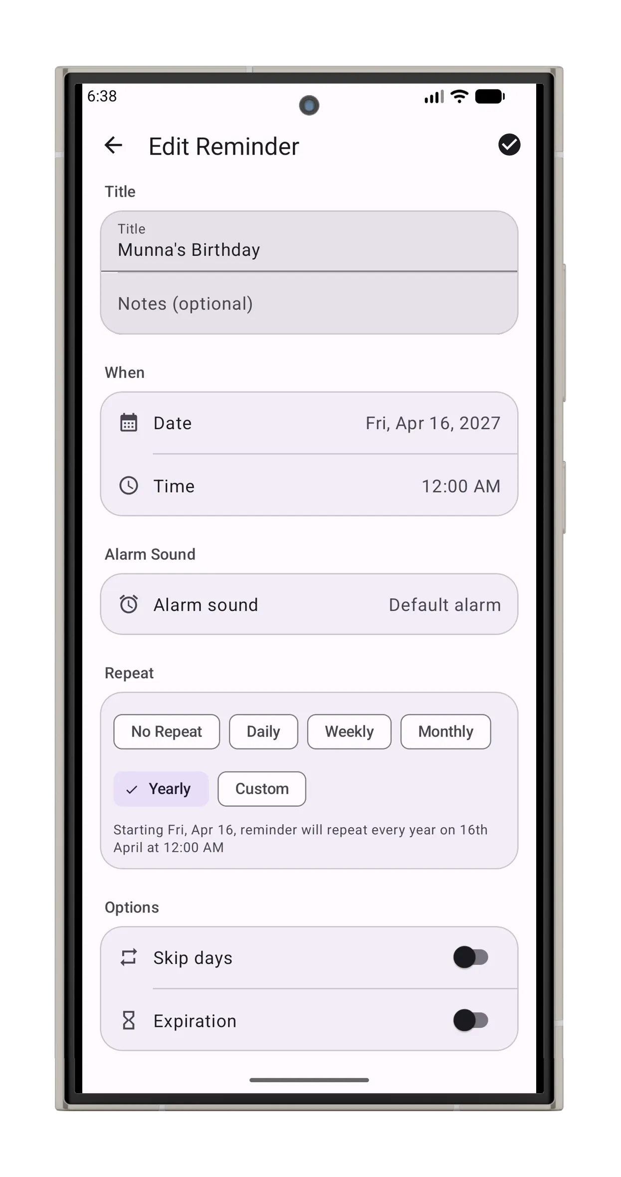 Reminder Pro: App with Alarm screenshot