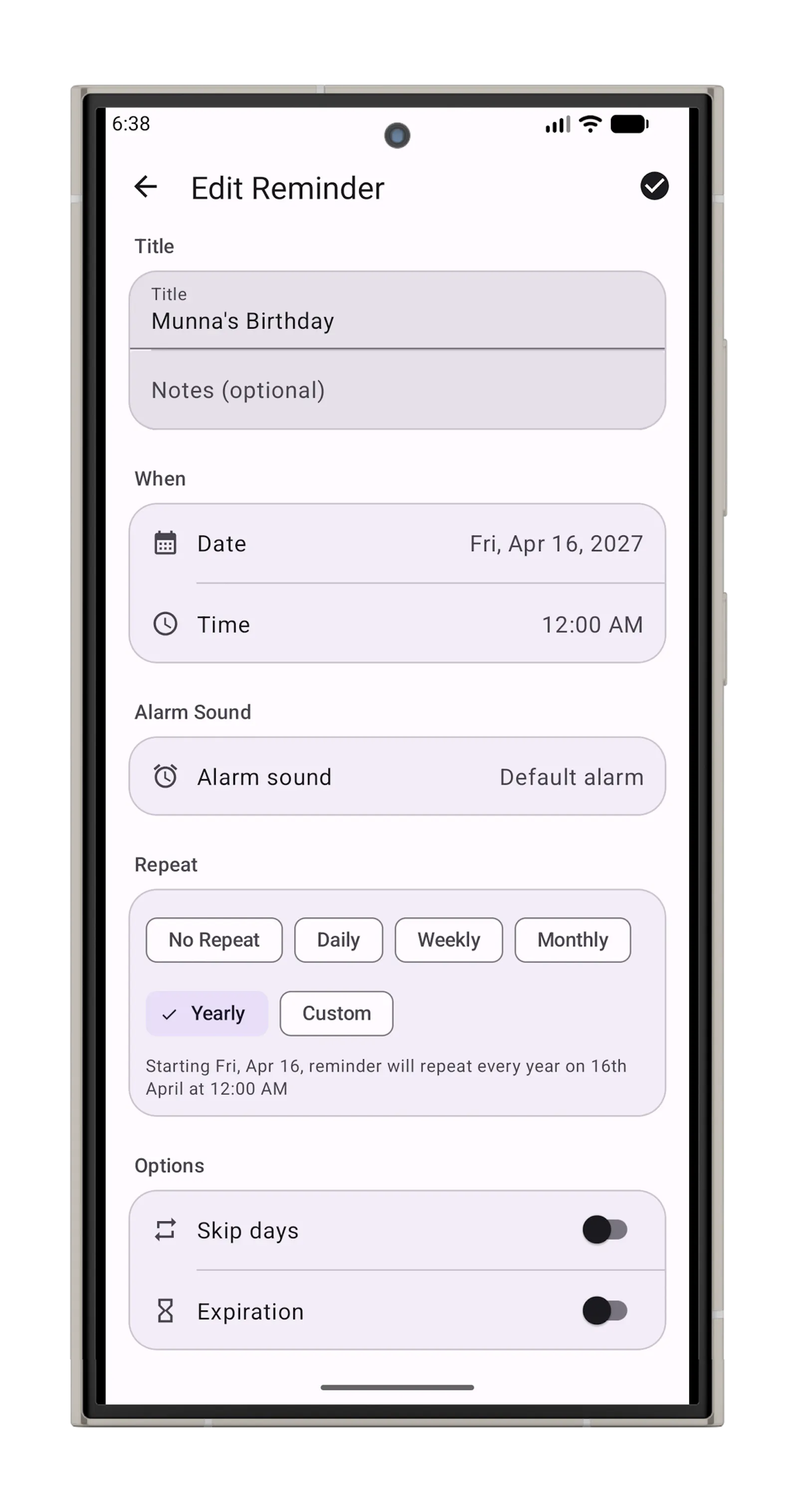 Reminder Pro: App with Alarm screenshot 3