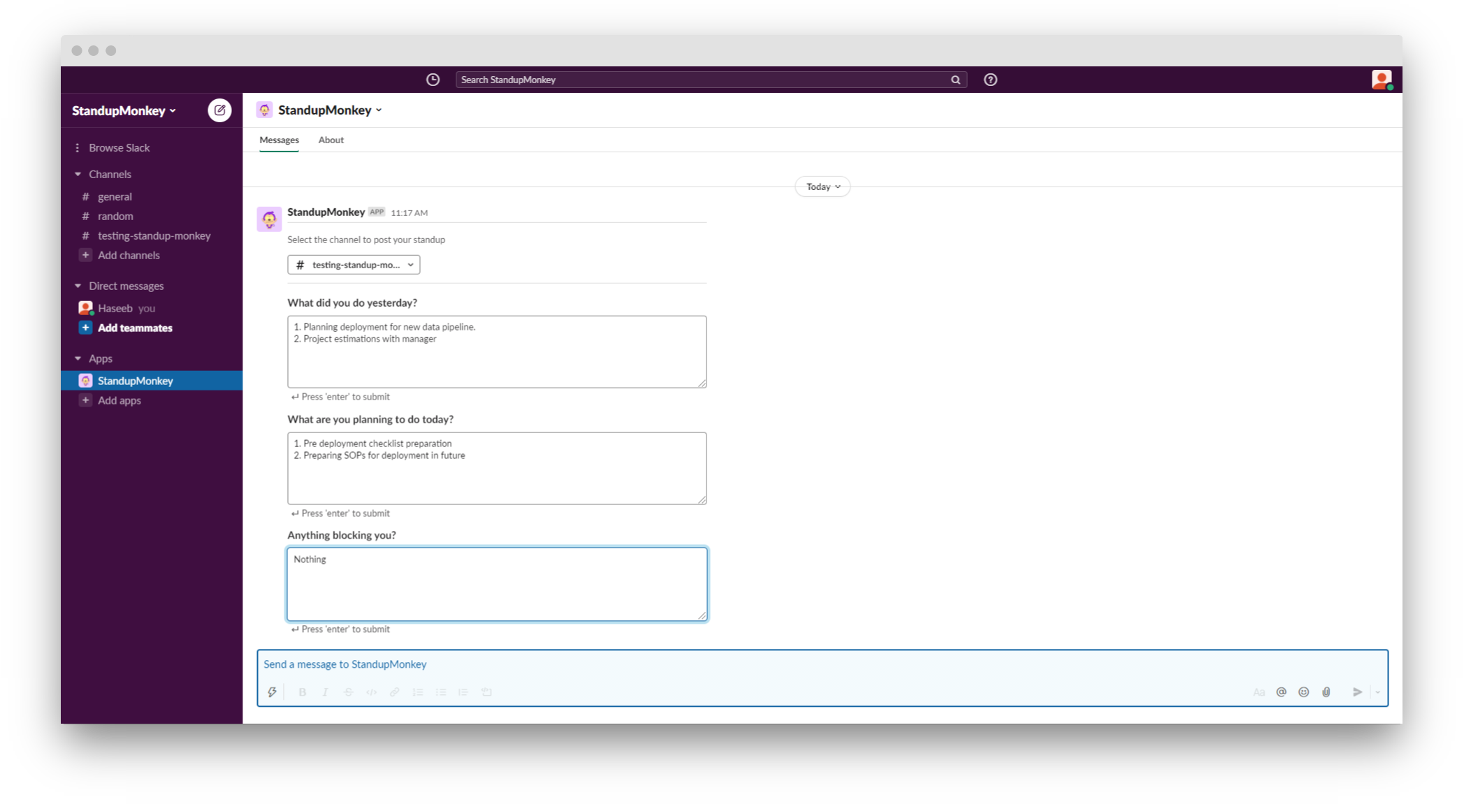 StandupMonkey gallery image