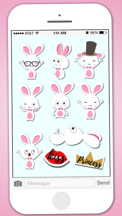 Bunny Stickers for iMessages gallery image