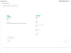 SeedAcquire buy or sell a startup gallery image