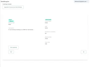 SeedAcquire buy or sell a startup gallery image
