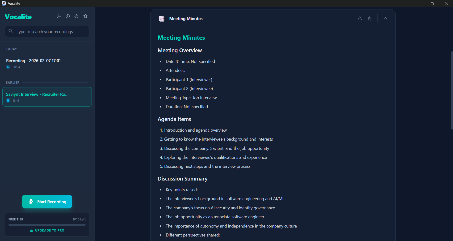 Vocalite AI gallery image