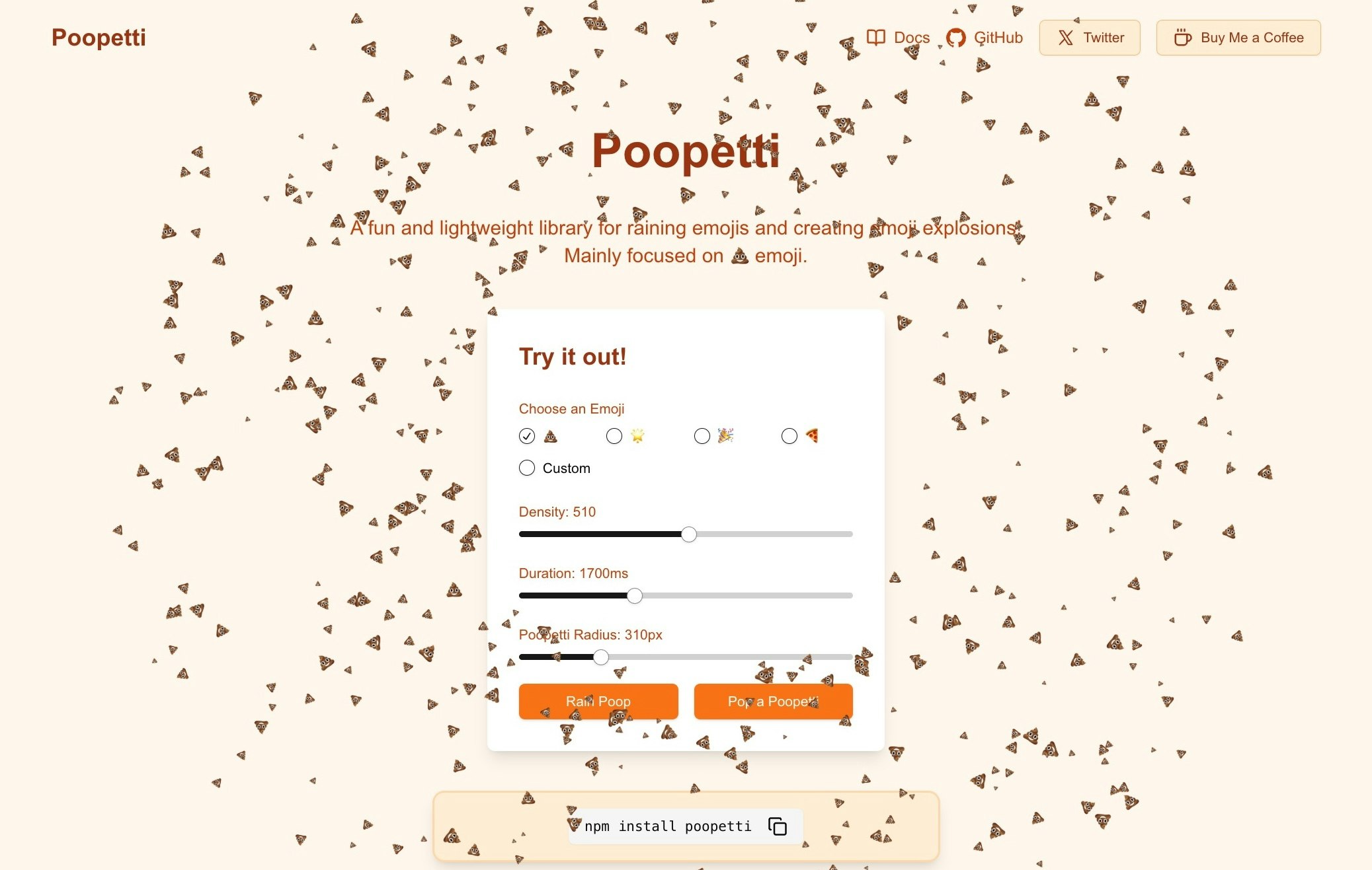 Poopet - Hafif animasyonlu emoji kütüphanesi, esas olarak kaka odaklanmış medya 5