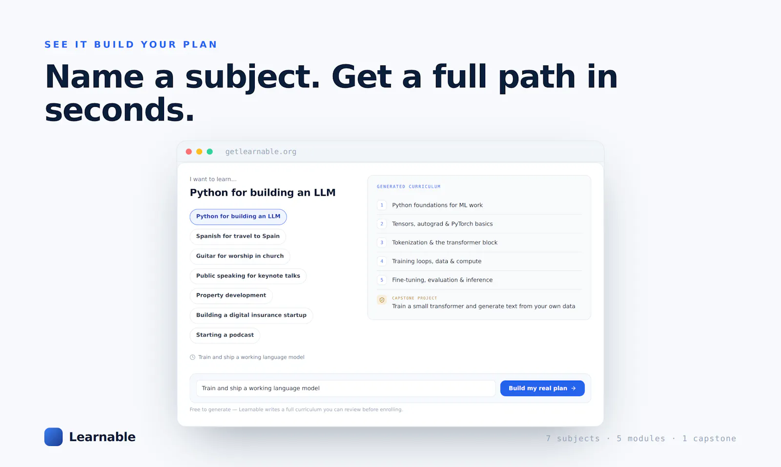Learnable — Learn it. Prove it. screenshot 2