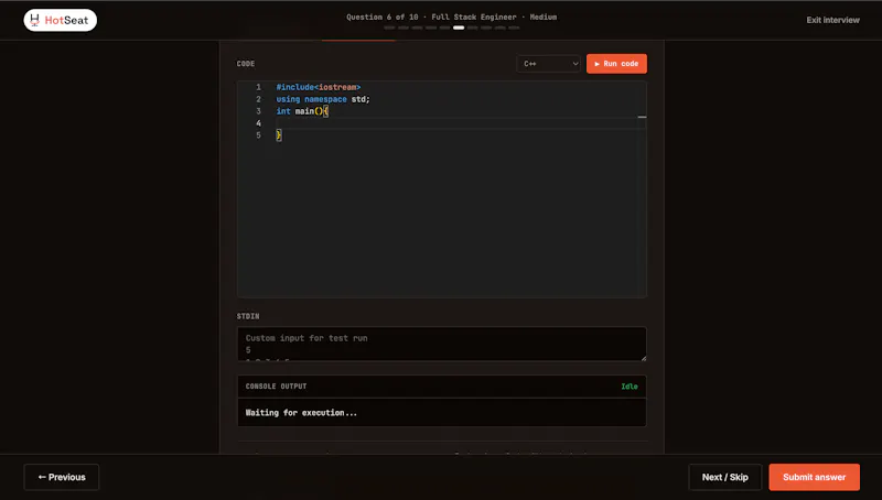 HotSeatAI screenshot 5