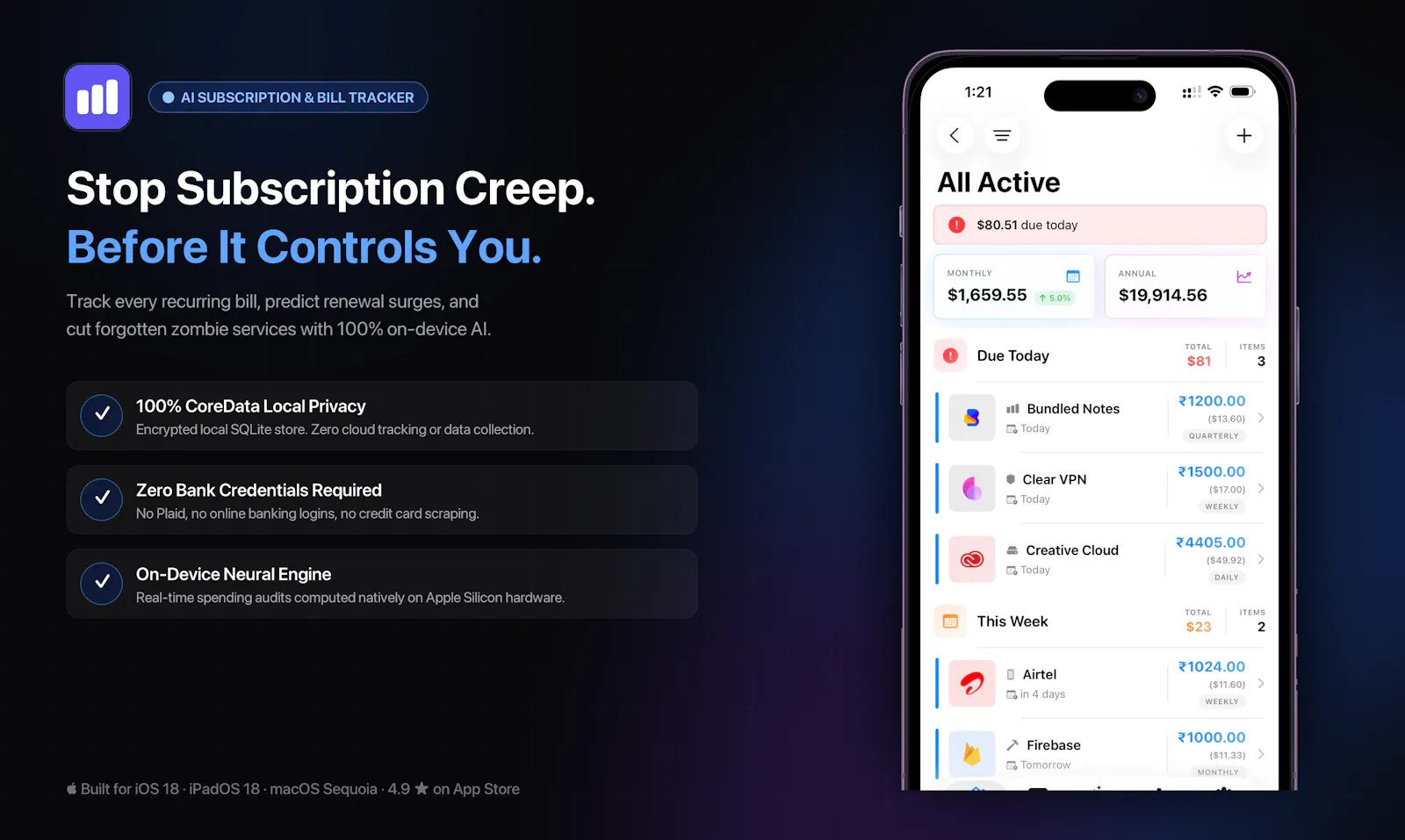 Sentinel - Mac & iOS  screenshot 1
