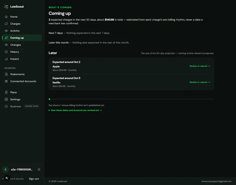 LowScout screenshot 2