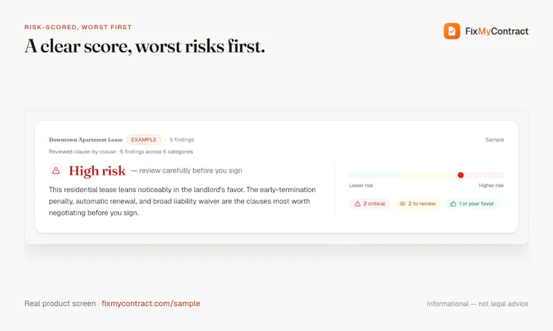 FixMyContract screenshot 4
