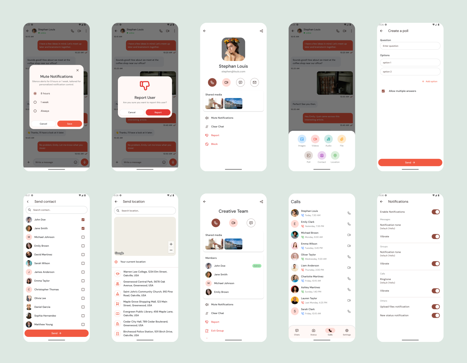 Chatflow - Kit de interfaz de usuario de la aplicación de chat de Flutter media 2