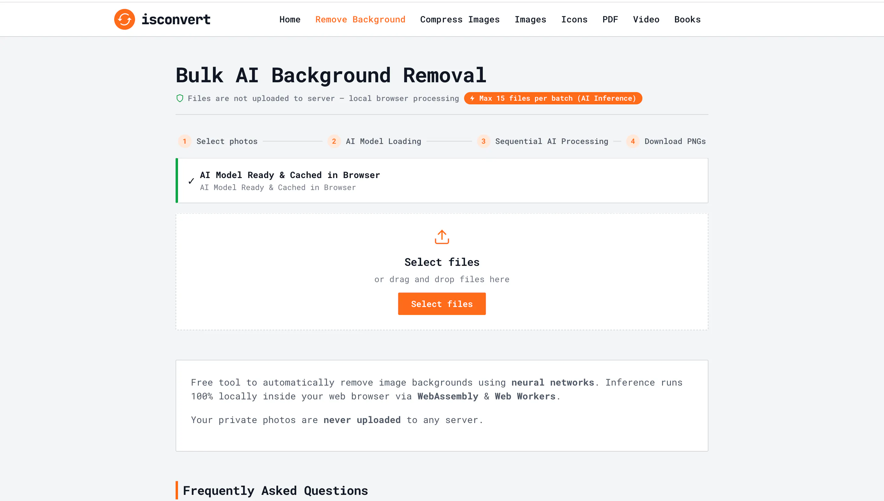 Bulk background removal in your browser gallery image