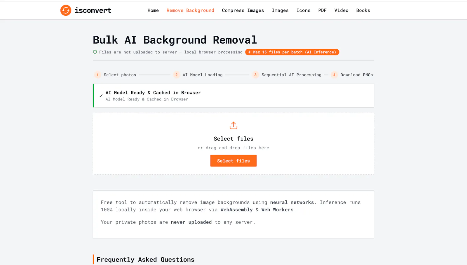 Bulk background removal in your browser screenshot 1