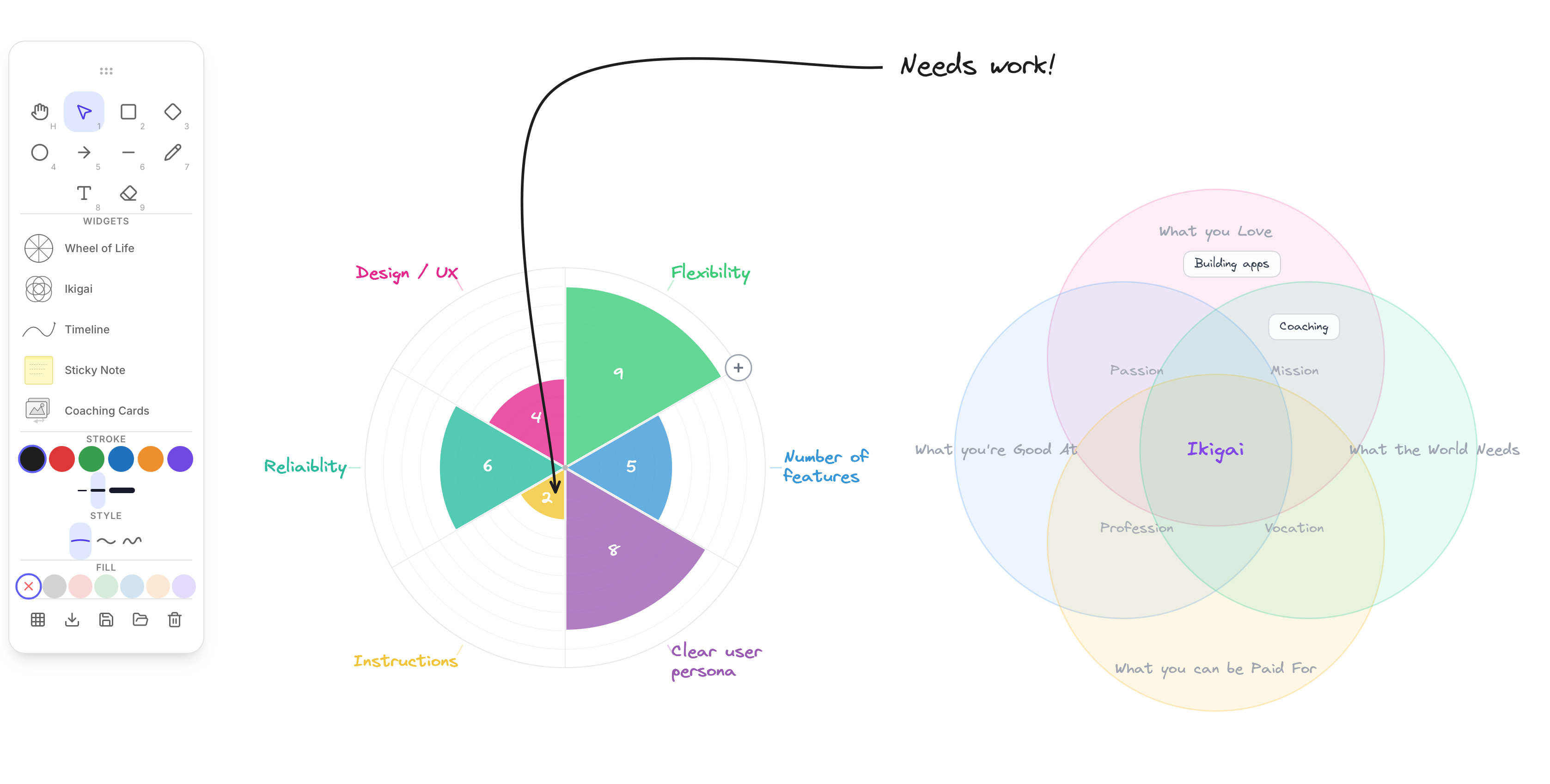 Coaching Tools - Main product screenshot demonstrating key features and user interface