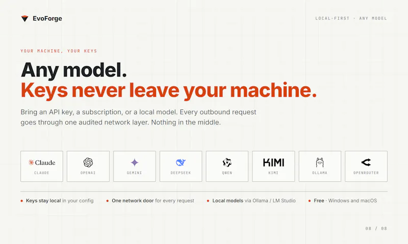 EvoForge — Personal AGI on your computer screenshot 8