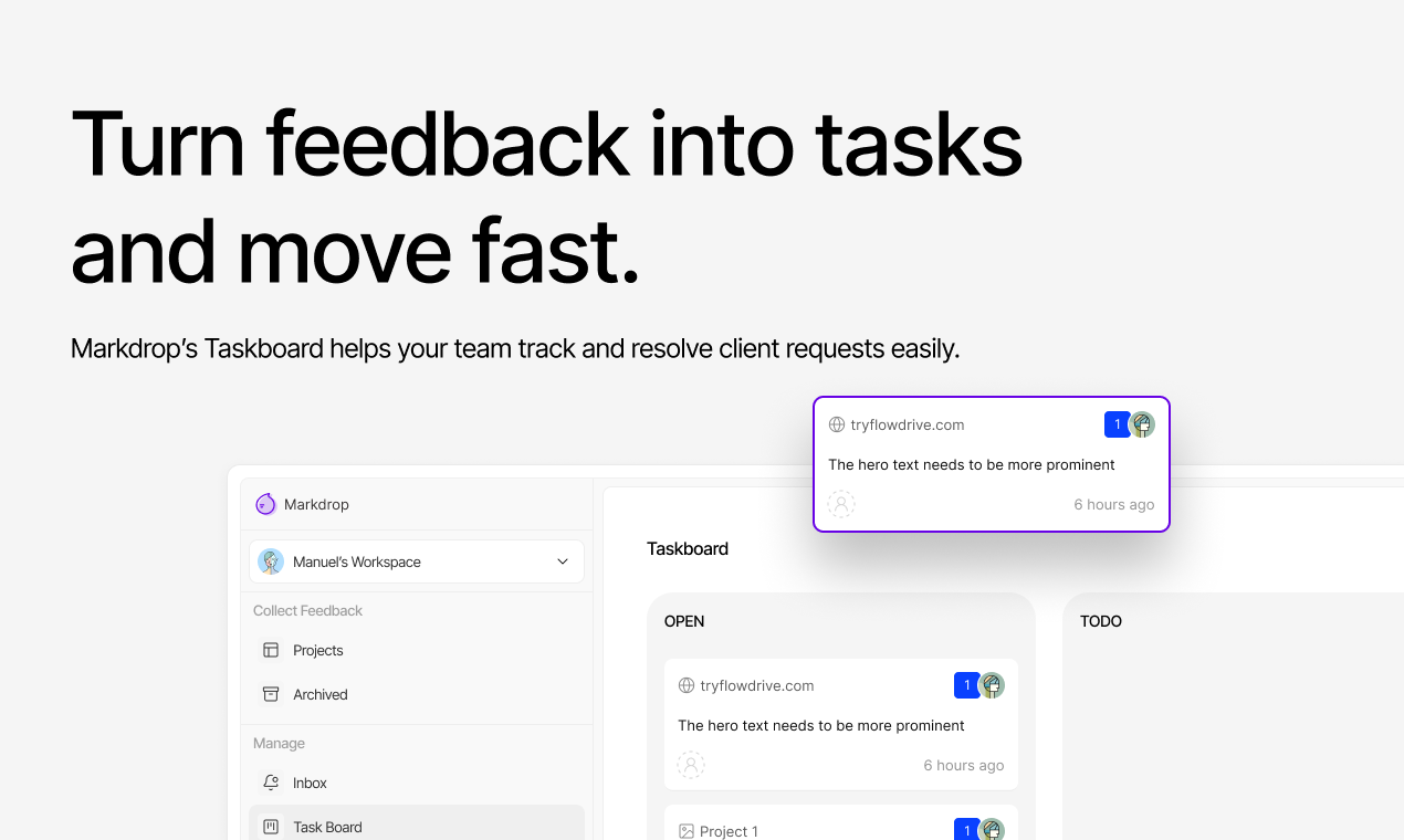 Markdrop gallery image