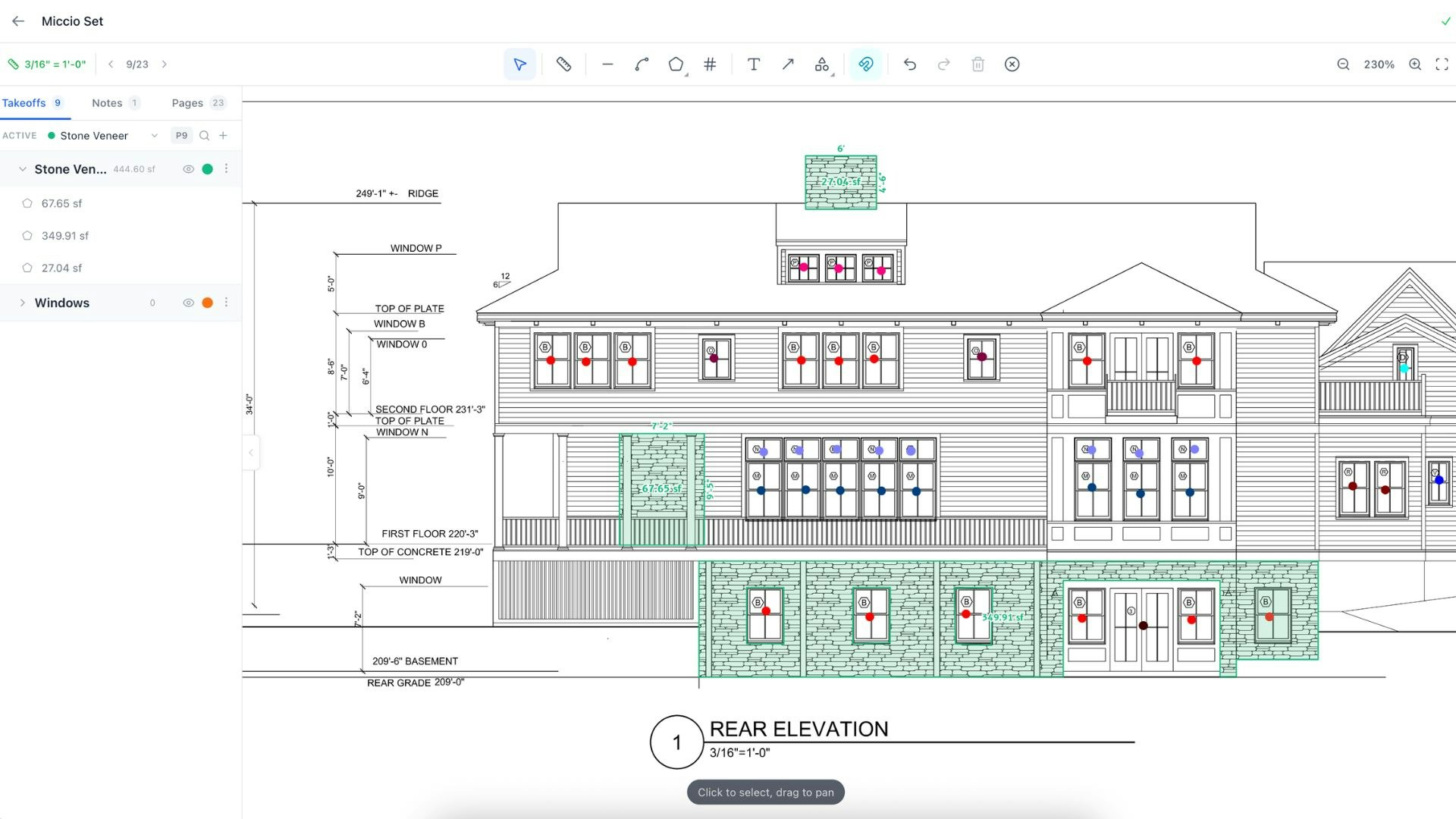 Easy Takeoffs - Screenshot 2 showing product features and functionality