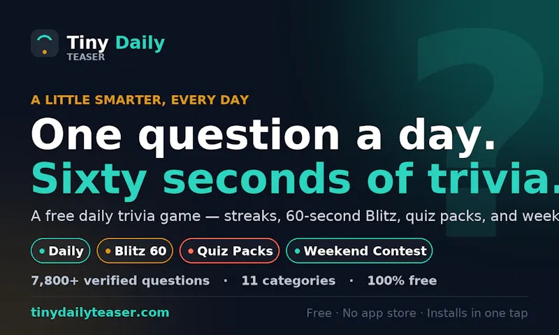 Tiny Daily Teaser screenshot 1