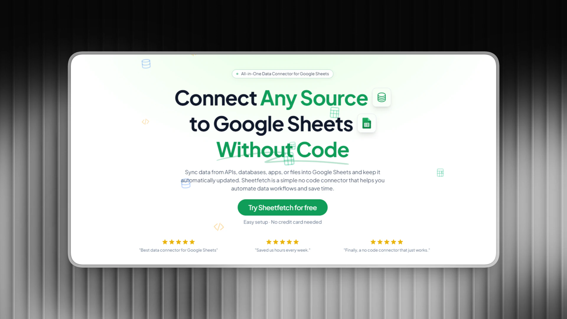 sheetfetch screenshot 1