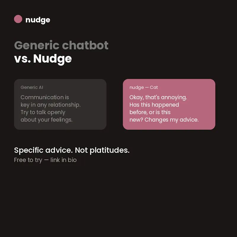 Nudge — pick your relationship advisor screenshot 2