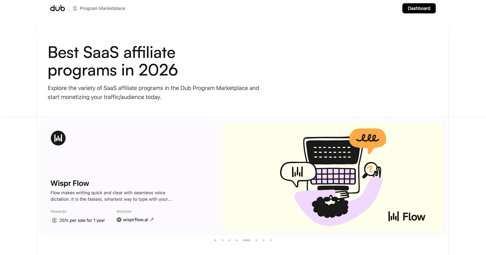 Dub Program Marketplace screenshot 2