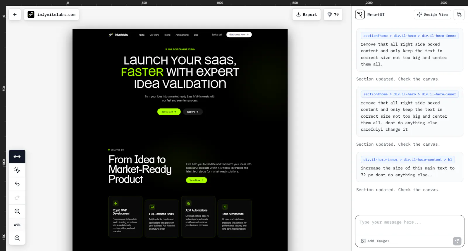 ResetUI screenshot 4