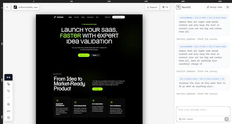 ResetUI screenshot 4