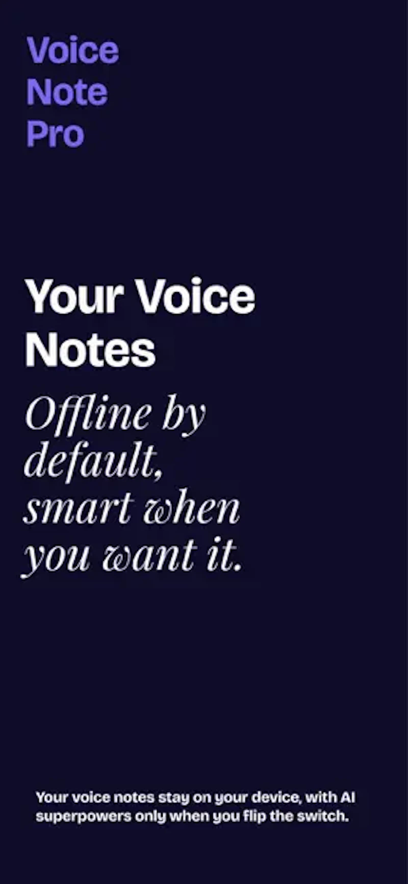 Voice Note Pro screenshot 1