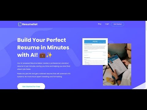ResumeSet - AI Tailored Resume Builder gallery image