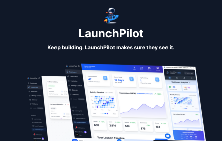 LaunchPilot - Main screenshot showing features and interface
