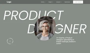 The Ultimate Designer Portfolio Template gallery image