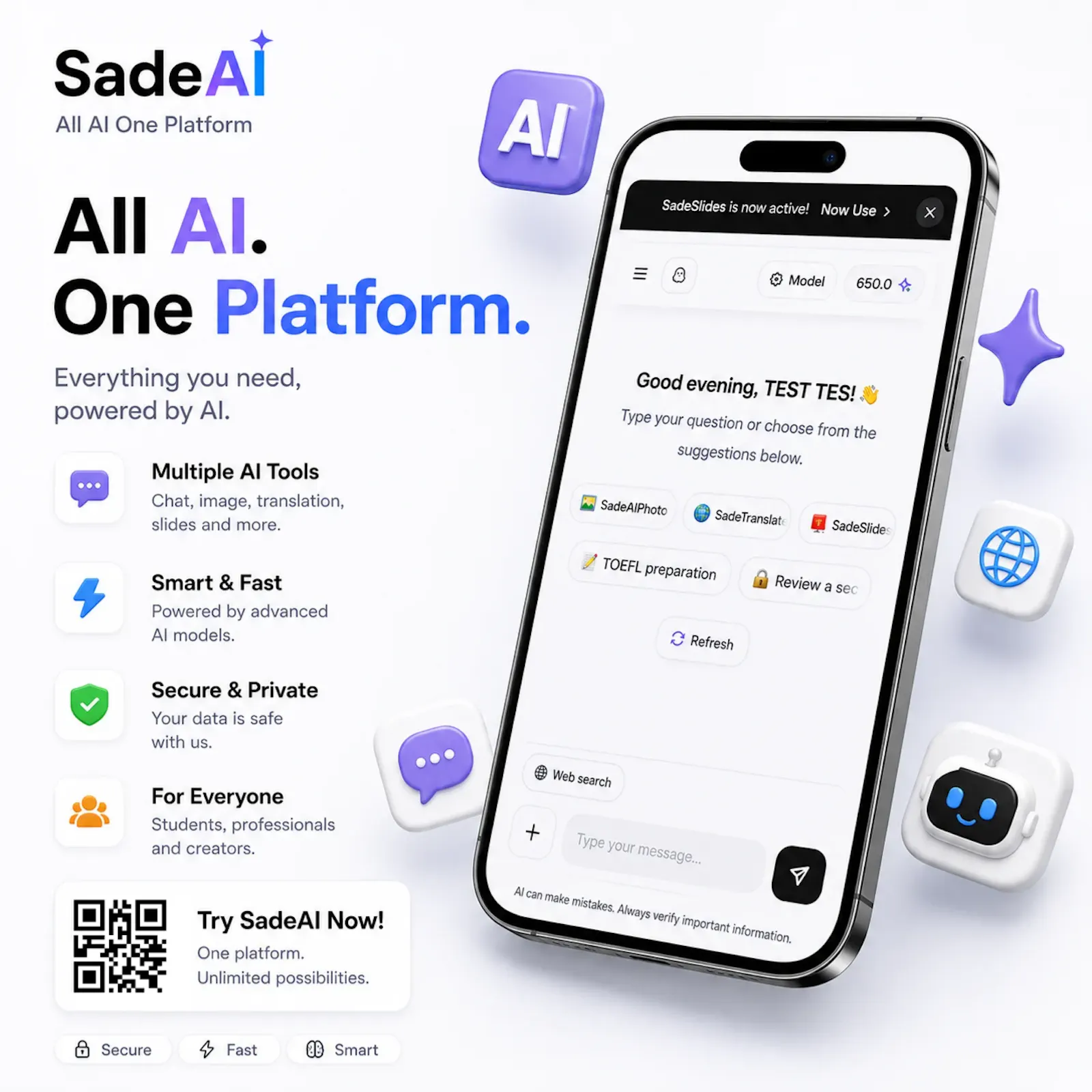 SadeAI screenshot 1