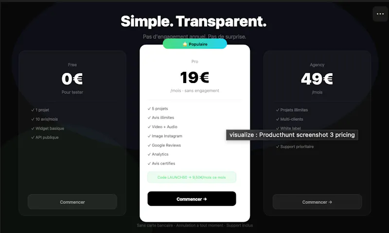 TestimonialDrop screenshot 3