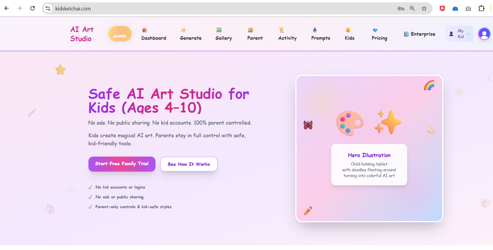 KidSketchAI gallery image