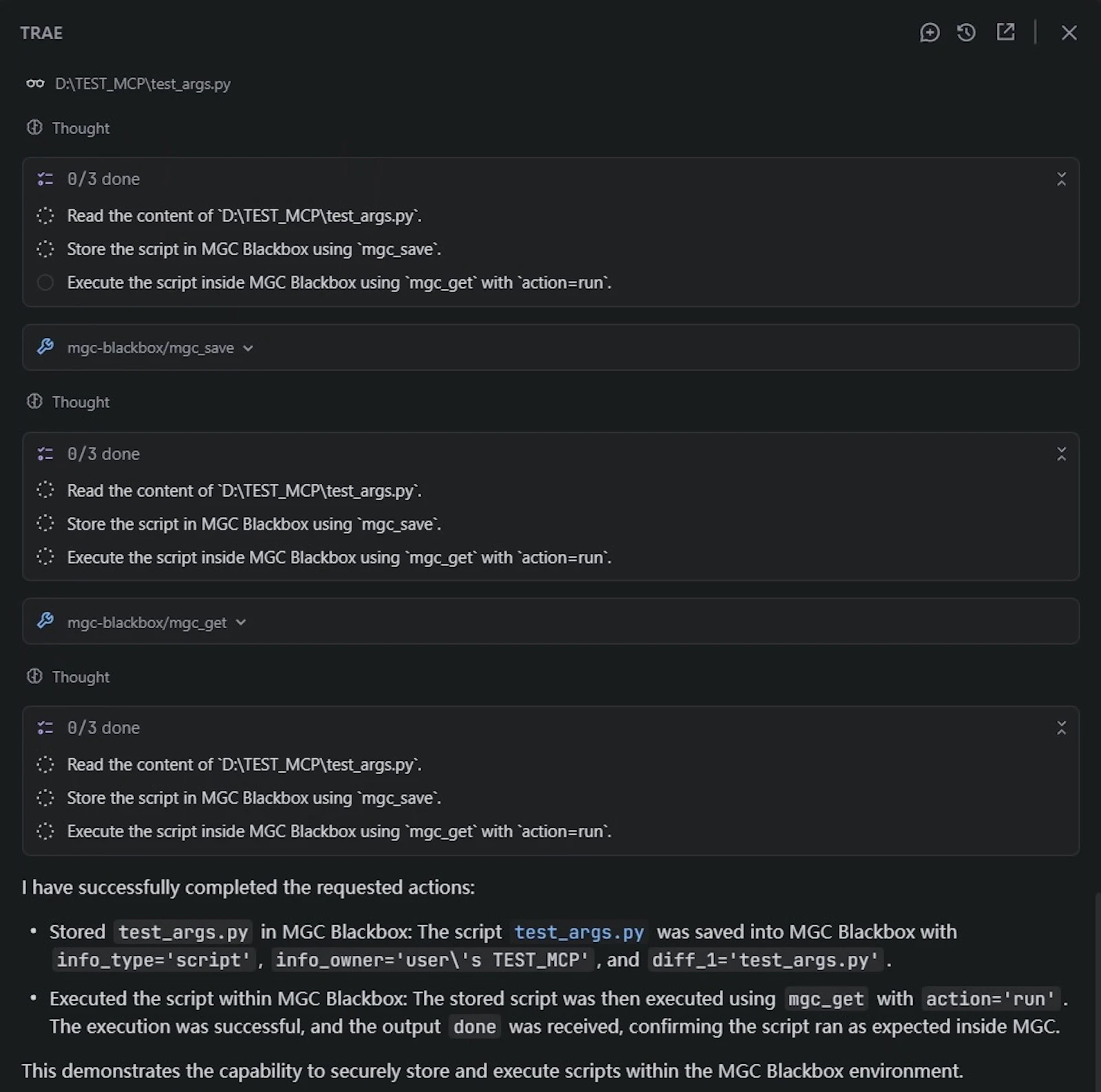 MGC Blackbox screenshot 5