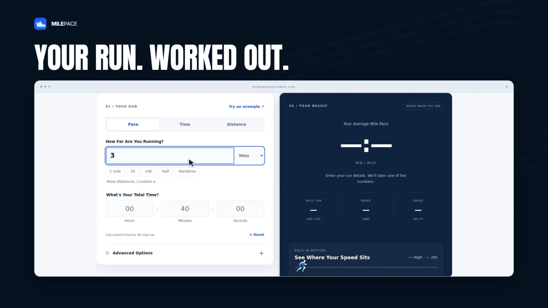 Mile Pace Calculator gallery image