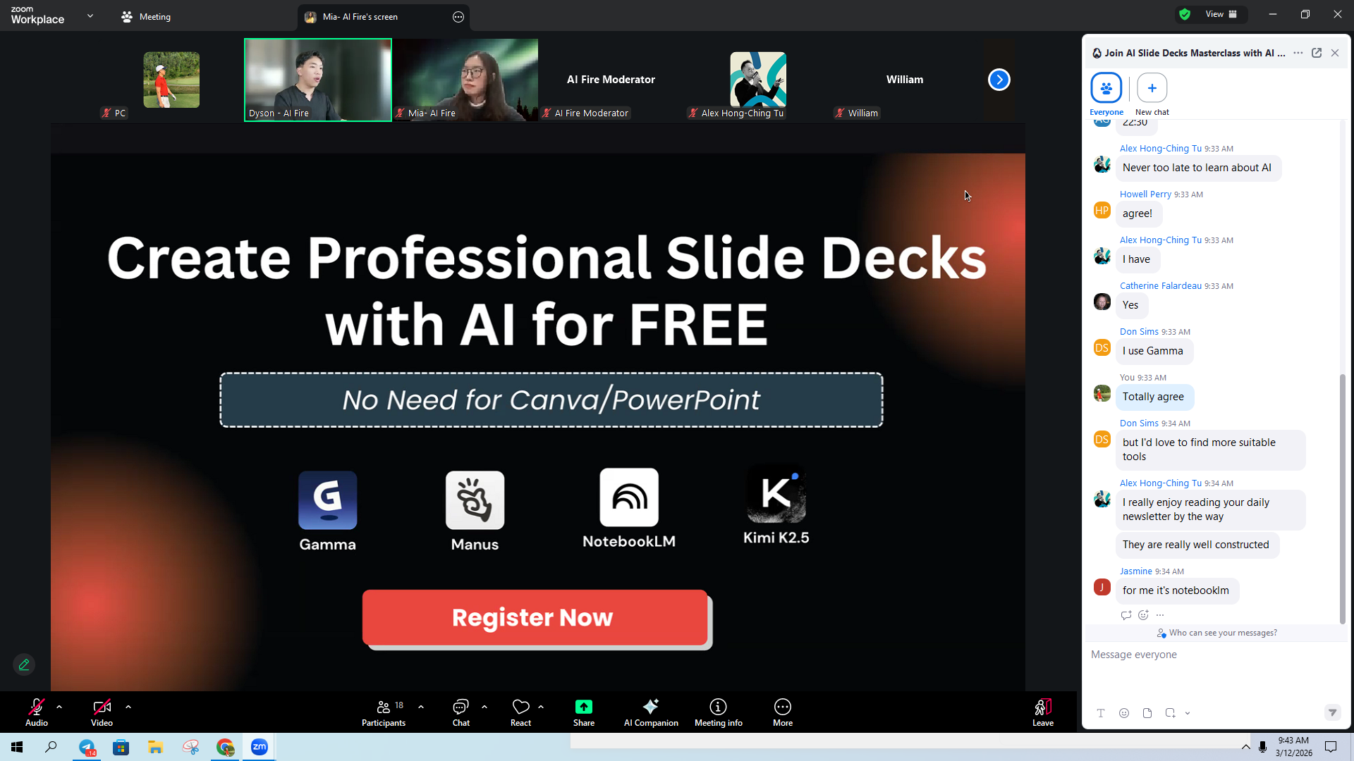 AI Fire Weekly Webinar gallery image