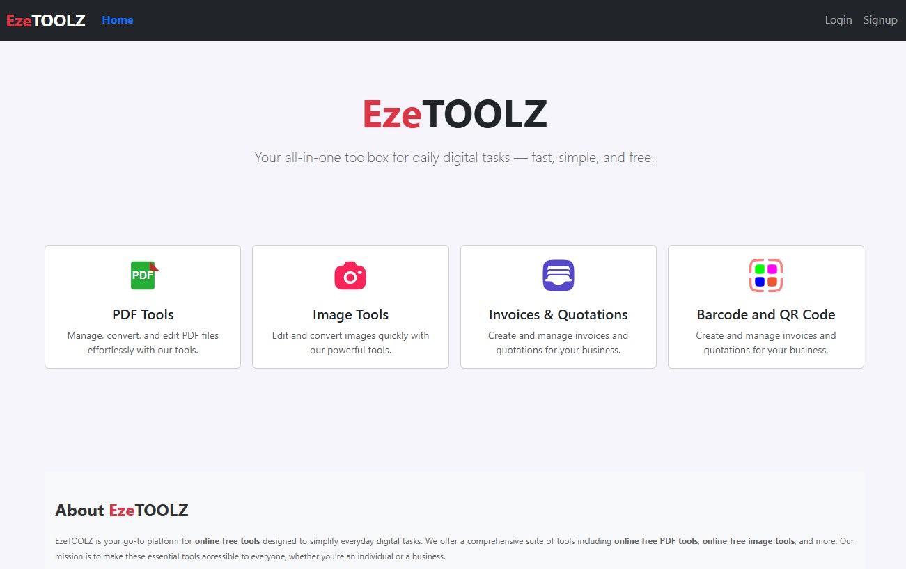 Media Ezetoolz - Kotak Alat All-In-One anda untuk tugas digital harian. 1