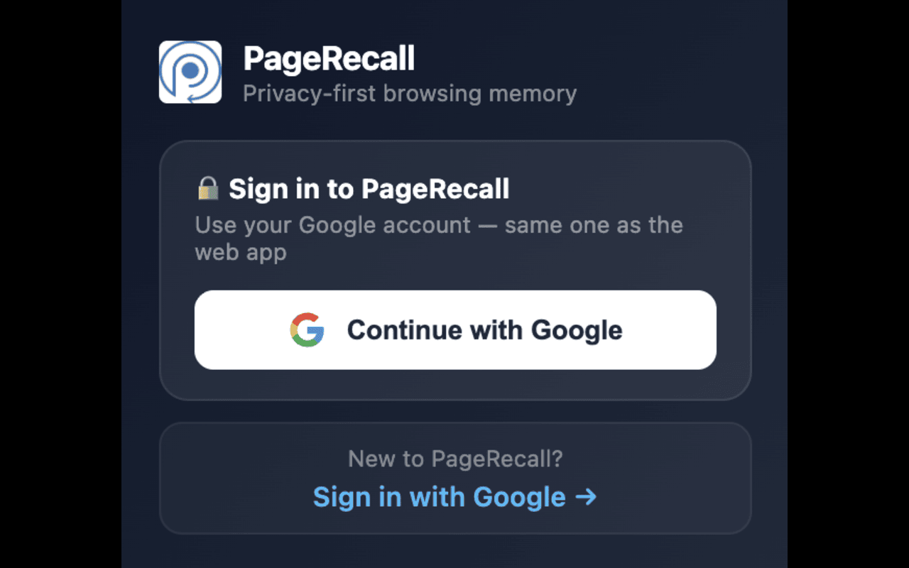 PageRecall gallery image