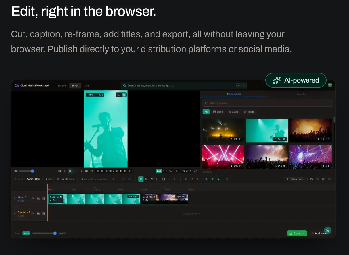 Cloud Media Flow gallery image
