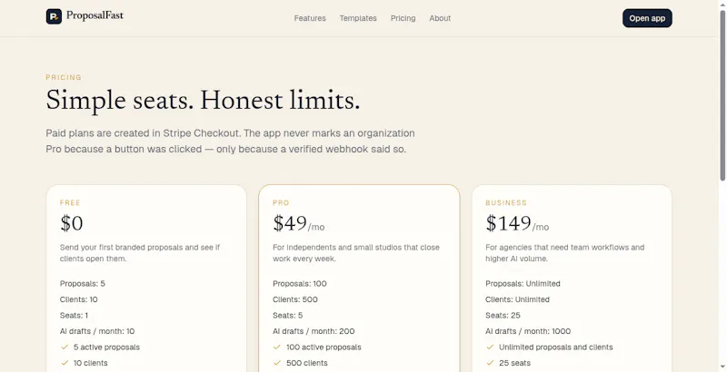 ProposalFast screenshot 3