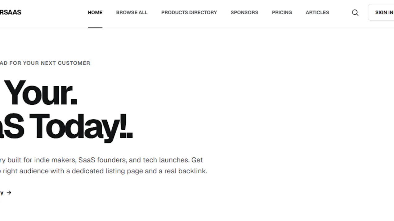 PublishYourSaaS — List Your SaaS Today! product