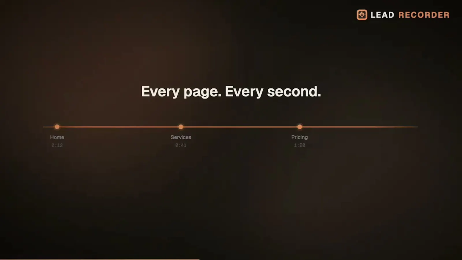 Lead Recorder screenshot 1 (video preview)