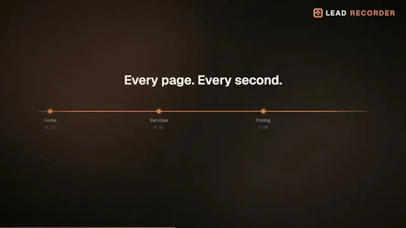 Lead Recorder screenshot 1 (video preview)